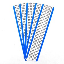 PANDUIT PCM-12 PAN-CODE PRE-PRINTED "12" PCM VINYL CLOTH MARKER CARDS (5 PACK)