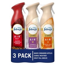 Febreze Air Freshener Spray, Odor-Fighting Room Spray, Crisp Fall Breeze, Cu...