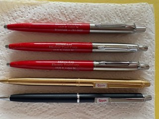 VINTAGE MILWAUKEE ELECTRIC TOOL PARKER PAPERMATE ADVERTISING PEN PENCIL