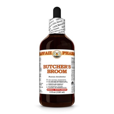 Butcher's Broom (Ruscus Aculeatus) Tincture, Dried Root Liquid Extract