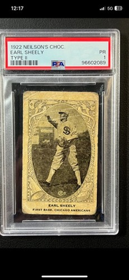 #ad 🔥Very Rare🔥1922 Neilson#x27;s Chocolate V61 Type II Earl Sheely 🥎 PSA 1 🇺🇸 $399.00