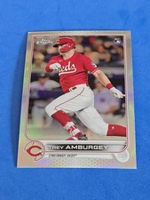 2022 Trey Amburgey ROOKIE RC Topps Chrome #61 Silver Refractor 