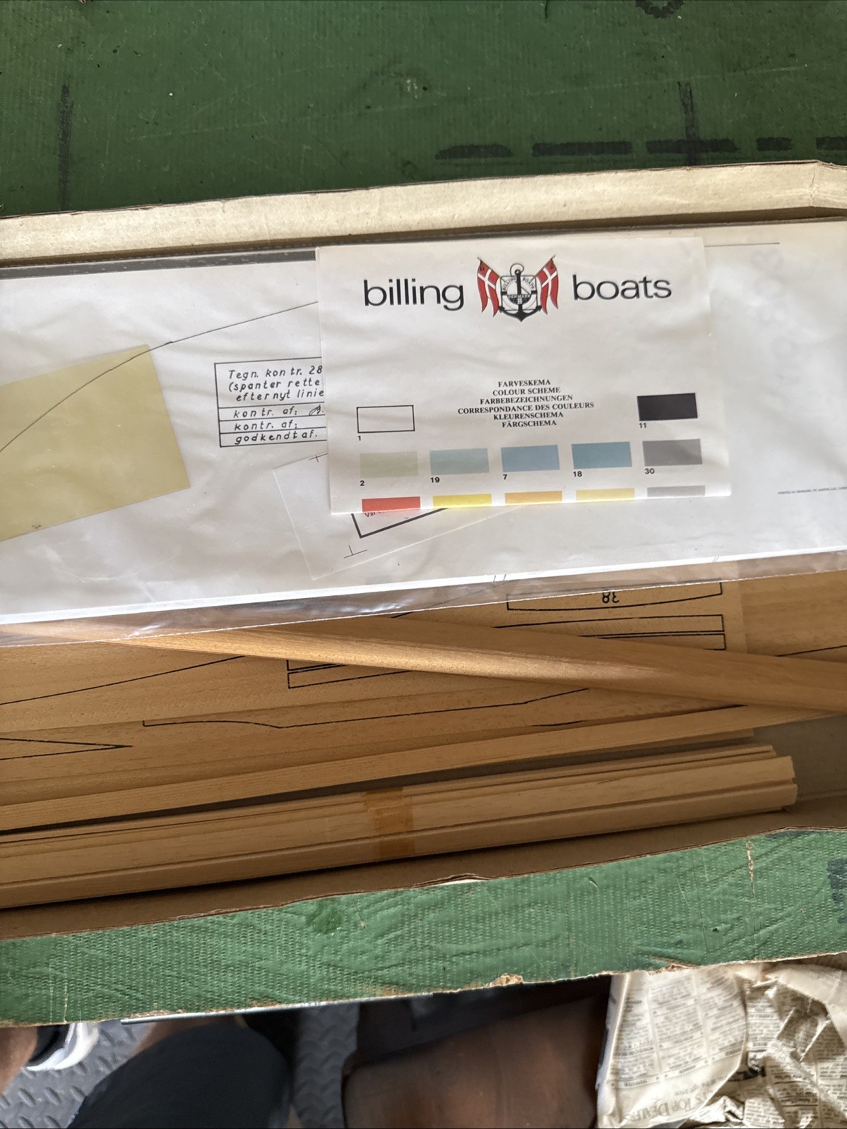 Billing Boats Dragon 1:12 Vintage Model Yacht #448 Complete New Open Box