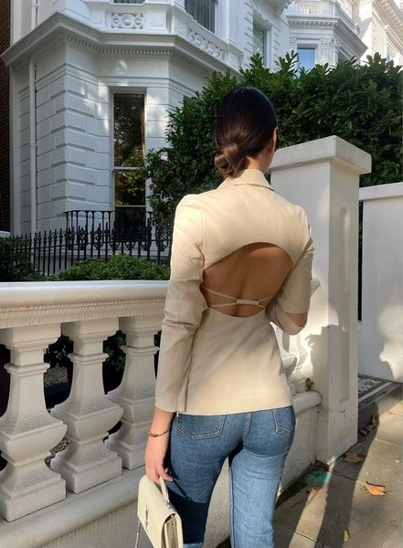 Women Jacquemus Blazer Beige 36 / S / 44