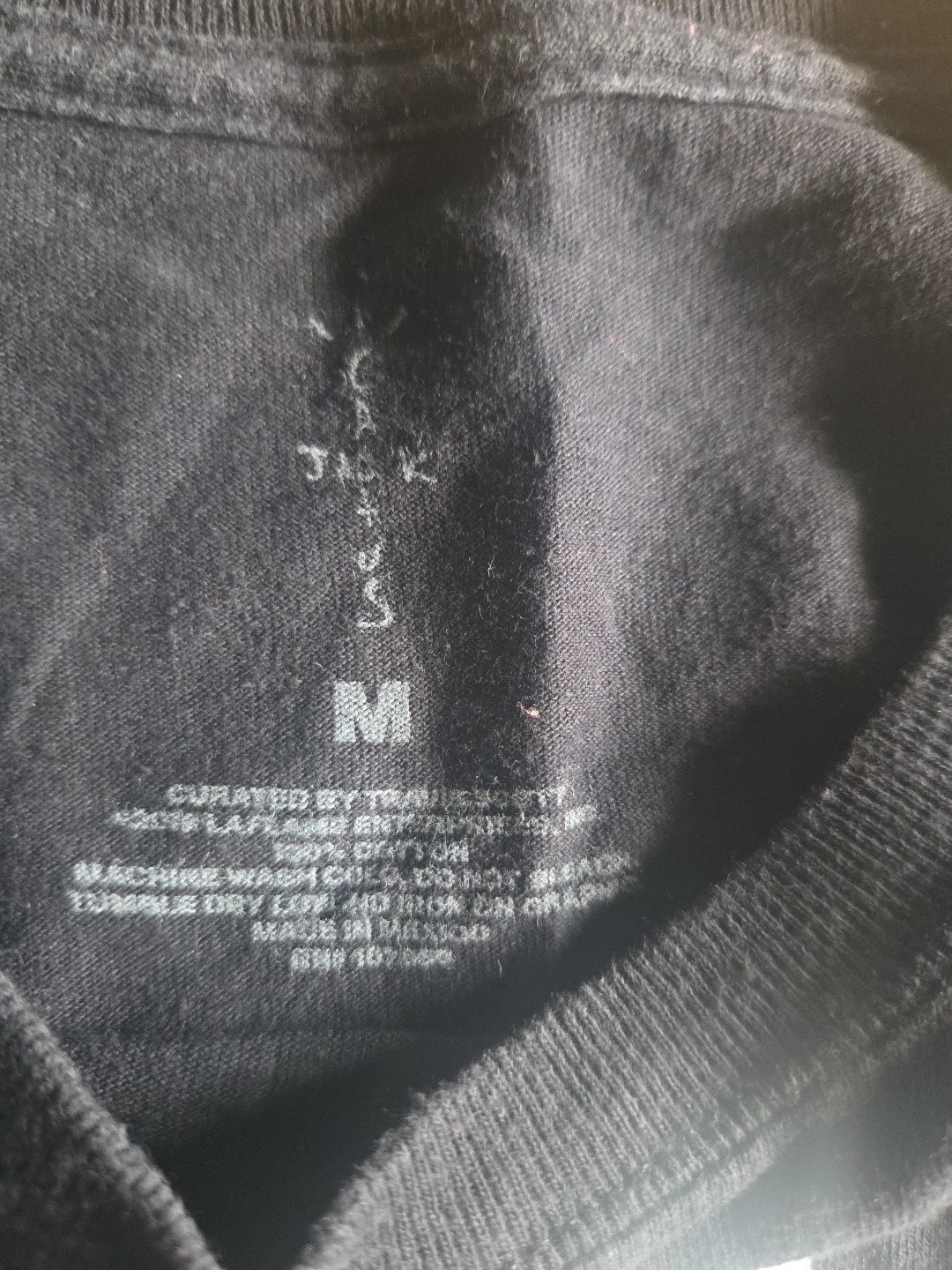 Travis Scott Astroworld Festival 2019 STAFF Shirt Black Medium Graphic Tee Tour image 7