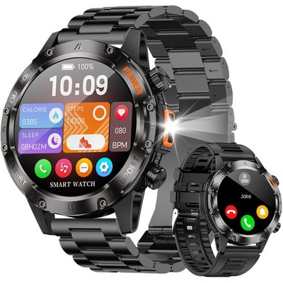 Reloj Inteligente Con Llamadas Bluetooth y Linterna Smart Watch Para Hombre 2025