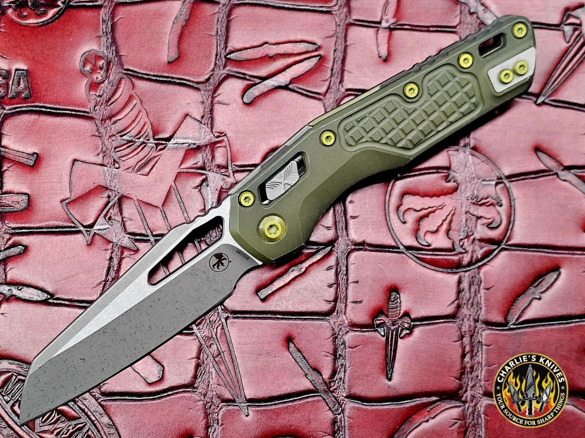 Microtech MSI RAM-LOK Manual Distressed Grenade Frag Aluminum 210