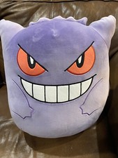 Pokemon Gengar Squishmallow Plush NEW 14 Free Shipping Squish with Tags 14 inch