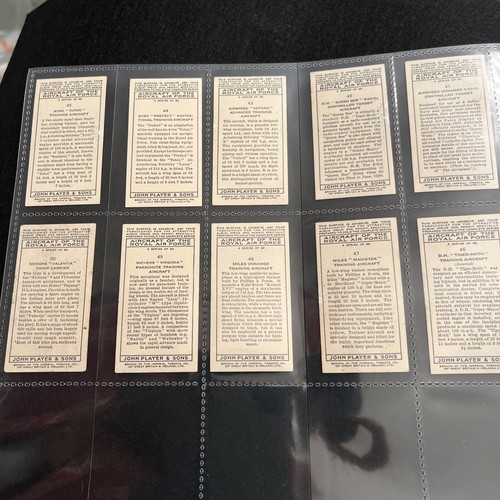 John Player Aircraft of the Royal Air Force Complete Set 50 Cigarette Cards 1938 - Picture 4 of 7
