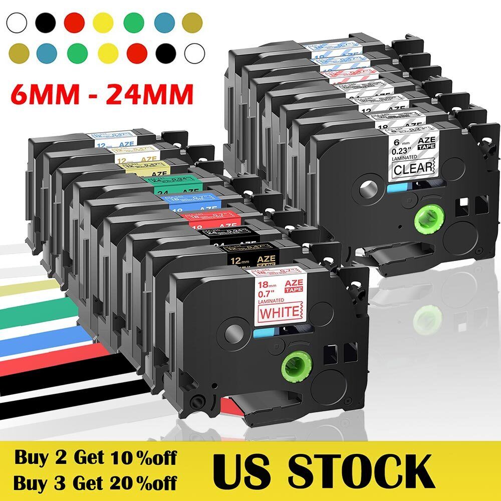 Brother P-Touch Tape Cartridge - 1/2 Brother P-Touch Tape Cartridge - 1/2
