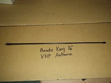 New LAA0813 BK Radio 148-174 MHz 16" VHF Whip Antenna BENDIX LONG Whip OEM