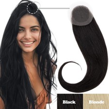 100 Remy Human Hair Patch for Bald Spot Topper Toupee Hairpiece Non Surgical