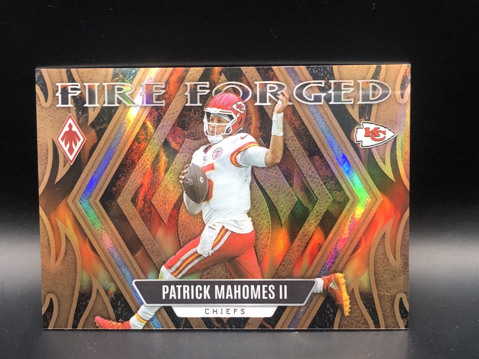 2023 Panini Phoenix PATRICK MAHOMES II Fire Forged Bronze Copper #’d /50 SSP 🔥