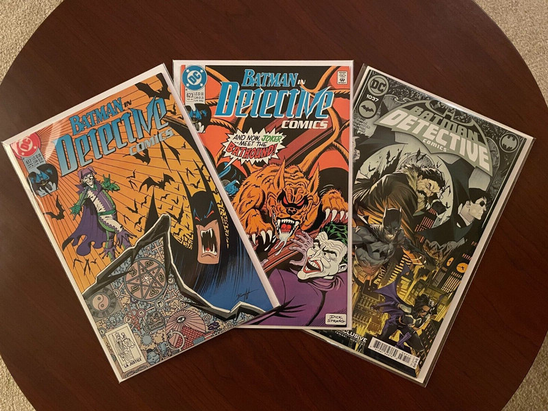 (Lot of 3 Comics) Detective Comics #617 #623 & #1037 Batman Joker Dick Sprang NM