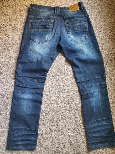RAW X MEN MOTO JEANS STRETCH FABRIC 