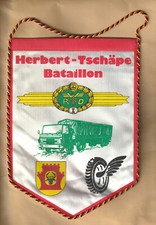 Wimpel NVA Bataillon Materielle Sicherstellung BMS-8 Herbert Tsch&auml;pe Karow