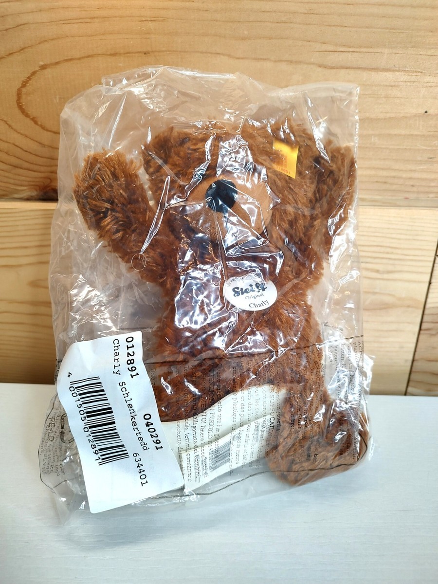 Steiff Charly Schlenkerteddy 23 Brown Teddy Bear Plush 012891 New