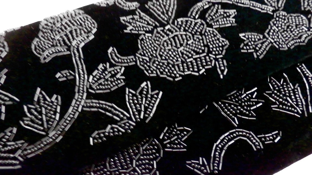 the virgins bijou velvet hand bag イニシャルK the virgins bijou velvet hand bag イニシャルK BIJOU