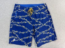 Stio DRIFTER Surf Swim Board Shorts Men's 38 Blue - 12"