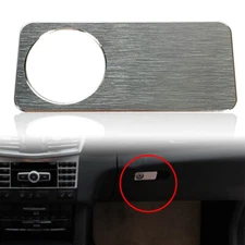 Aluminum Cover Glove Copilot Storage Box Switch Trim Insert Fits 08-14 C W204