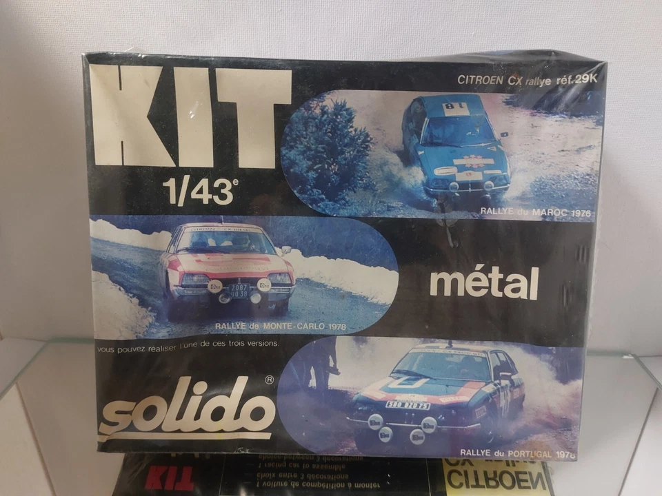 Kit solido Citroen CX Rallye kit 1:43 in scatola scatola chiusa - Immagine 2 di 4