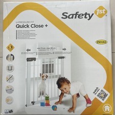 Safety 1st Quick Close + Treppenschutzgitter 73 - 80 cm, weiß, wie Neu