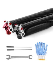 Garage Door Torsion Springs Pair of 0.234 x 2 x 31 inch with Winding Bars