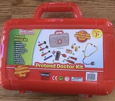 Kidzlane Play Doctor/Nurse 11 Piece Kit With Plastic Case - BRAND NEW