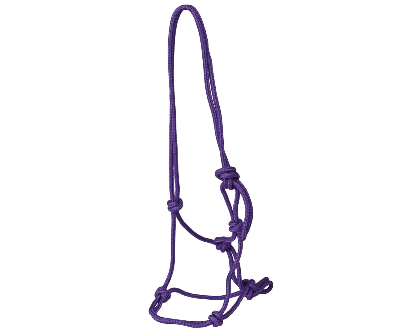 Natural Horsemanship Rope Halter Purple Cob Size Tack Gear Stable