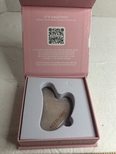NEW Aceology Rose Quartz Gua Sha Facial Massager Lifts, Contours Smoothes Face