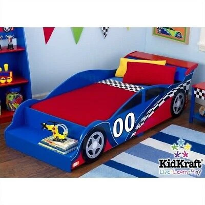 KidKraft Racecar Toddler Bed