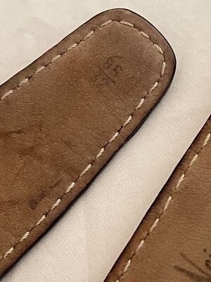 Neiman Marcus Vintage Brown Italian Genuine Crocodile Belt  display picture 1