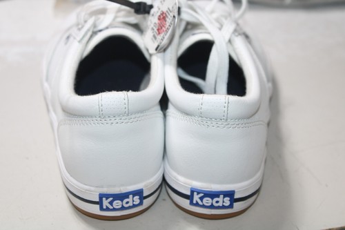 Zapatos de cuero Keds Courty Core para mujer talla 5,5 W blancos WH60071 - Imagen 4 de 6