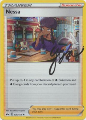 Pokemon Card - Crown Zenith 136/159 - NESSA (holo-foil) - NM/Mint | eBay