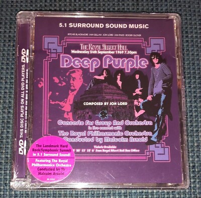 NEW Deep Purple Concerto For Group &Orchestra Audiophile DVD Audio