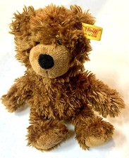 Steiff Stuffed Bear 9in Plush Brown Bear Animal VTG Children Collectible GC