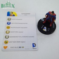 Heroclix Man of Steel Movie set Superman 001 Gravity Feed figure w/card 
