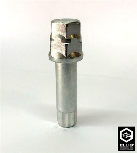 Tuner Key Alloy Wheel Bolt Nut Removal. 10 Point Star Drive Tool. Fiat Punto Evo - Picture 2 of 3