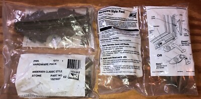 2 Andersen 1521027 Stone Hardware Pack Perma-Shield Improved/E-Z Awning Windows