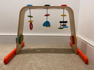 ikea wooden baby gym