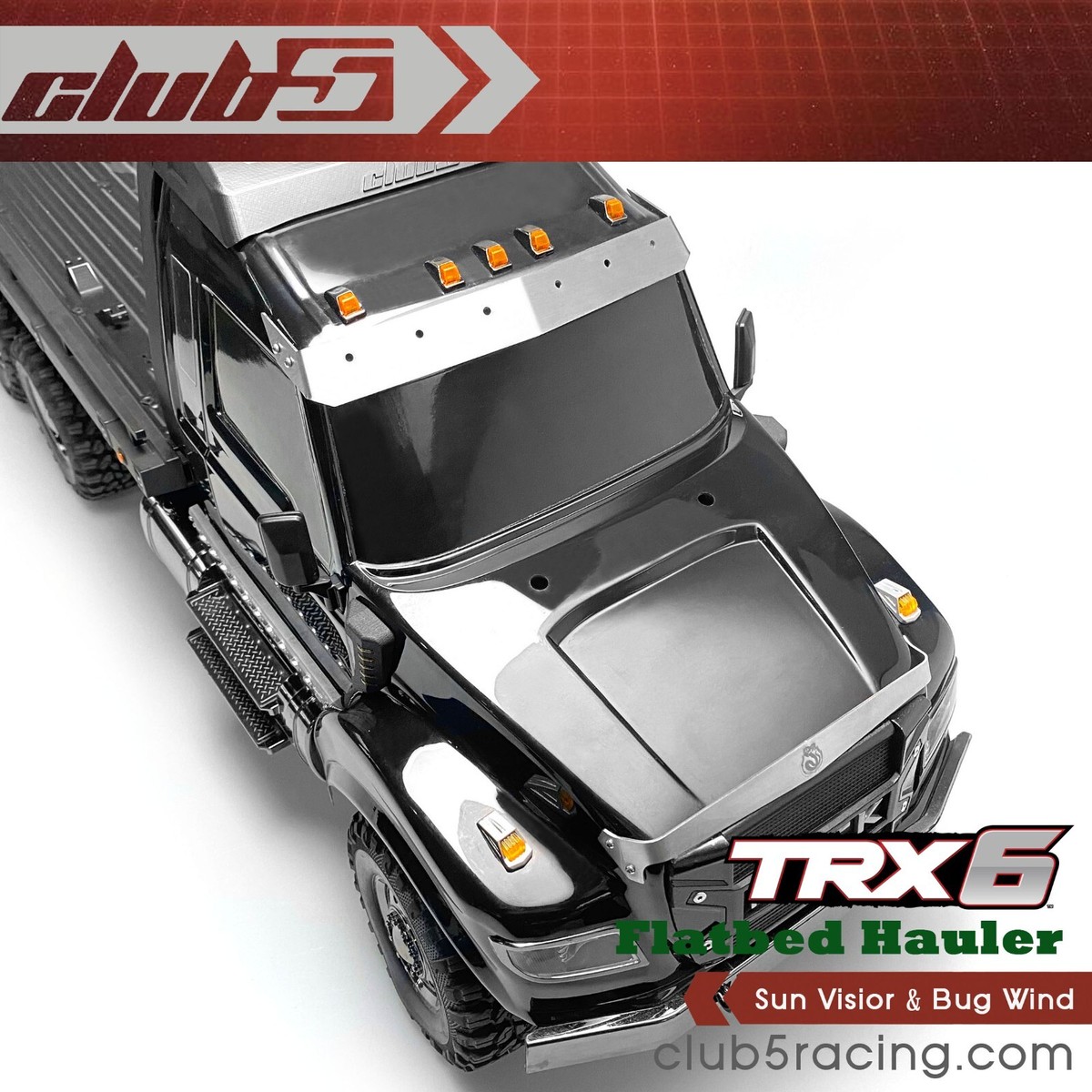 Sun Visor & Bug Wind for Traxxas TRX-6 HAULER | eBay