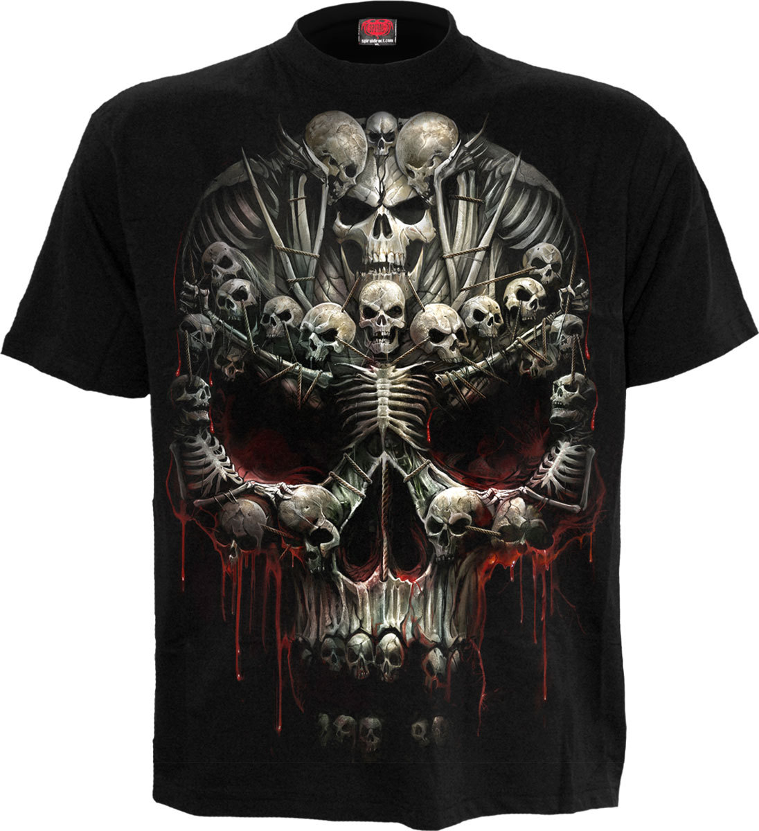 T-shirt Homme Drop Dead Skull And Cross Bones - Taille XL - Occasion Très Bon état