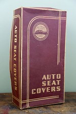 Firestone Advertising box Automobile Seat Covers Box Only Chevy Ford GMC Buick