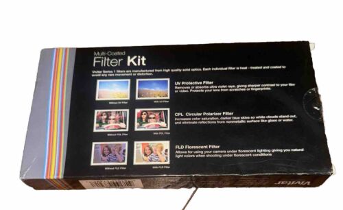 Vivitar 82mm UV, Polarizer & FLD Deluxe Filter kit (set of 3 + carrying case) - Picture 3 of 5