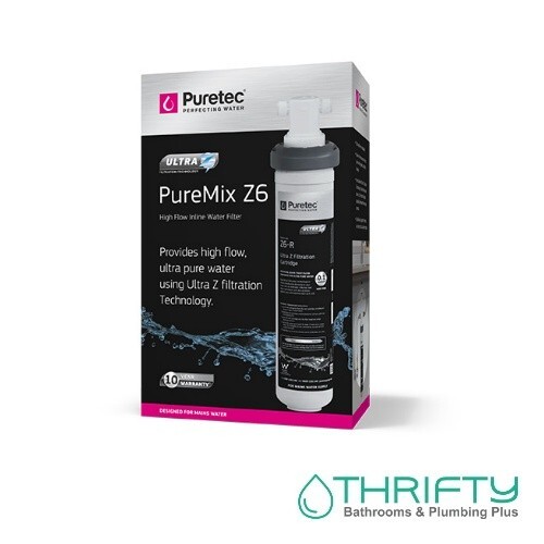 Puretec High Flow Inline Water Filter System, 0.1 Micron, PUREMIX-Z6 - Picture 2 of 4