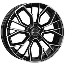 ALUFELGE MAK STILO FUR SUBARU IMPREZA 7.5X18 5X100 BLACK MIRROR LLK