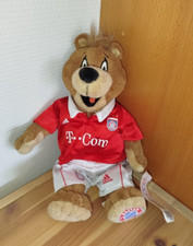 FC Bayern München Maskottchen - Plüsch Bär - Bernie Sammler - Fan Artikel - 28cm