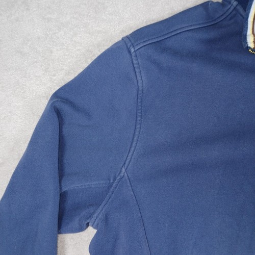 Robert Graham Jacke mit durchgehendem Reißverschluss Herren XL Strick Baumwolle Bartolomeo marineblau Pullover - Bild 9 von 24