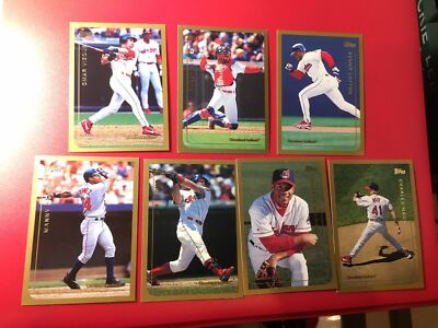 CLEVELAND INDIANS TEAM SETS 1980 1996 1998 1999 TOPPS 93 FINEST UPPER DECK READ