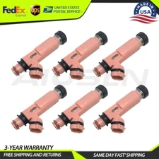 6Pcs Fuel Injectors For Toyota Highlander 2004-2010 Solara 2004-2008 3.3L FJ644